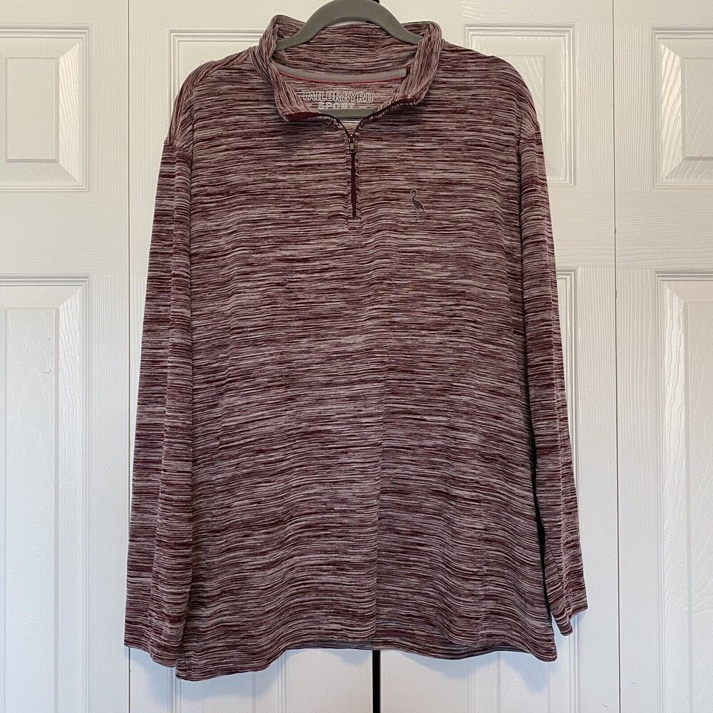 Mens Tailorbyrd zip pullover top size XL